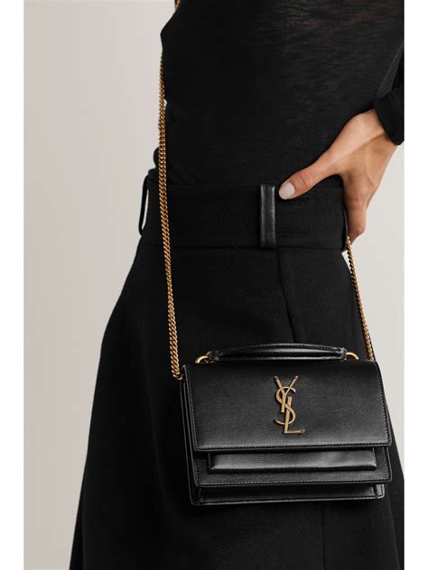 ysl sunset bag with matte black clasp|saint laurent medium sunset bag.